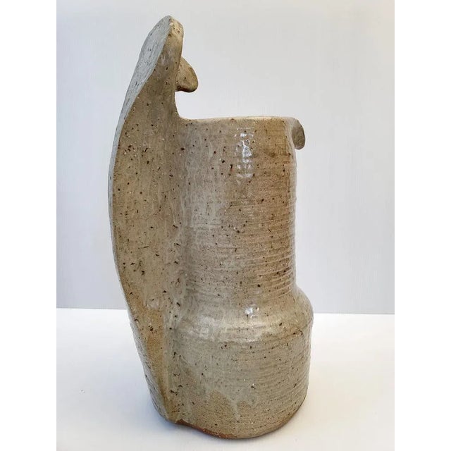 1960s Large French Anthropomorphic Vase in Sandstone, 1960s For Sale - Image 5 of 10