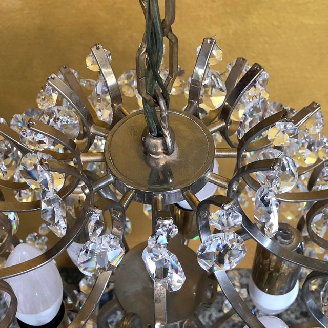 Vintage Chandelier in Lead Crystal, Italy, 1960s For Sale - Image 18 of 18