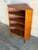 Vintage Teak Corner Cabinet With 3 Open Shelves and Tapered Legs Denmark 1960s For Sale - Image 4 of 11