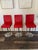 Three customizable Glooh bar stools by KFF. Brand new in the box never used. These chairs have been stored in our basement...