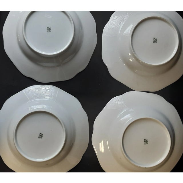 Ceramic Vintage Set of 11 Porcelain Kpm Soup Bowls For Sale - Image 7 of 8