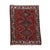 Maroon Vintage Oriental Rug Including Red and Gray Colors For Sale - Image 8 of 8