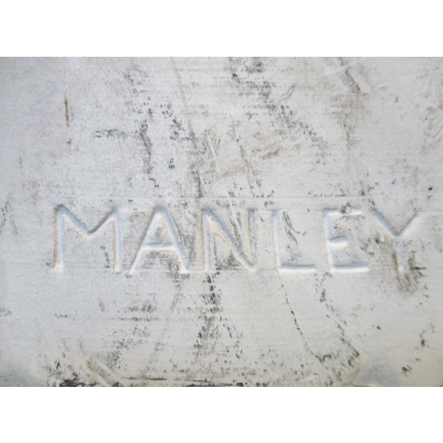 Mid-Century Modern Manley Pottery Gray Divided Planter For Sale - Image 11 of 13