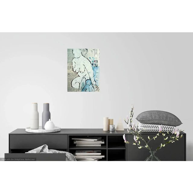 Martha Holden "French Woman" Drawing on French Paper For Sale - Image 4 of 8