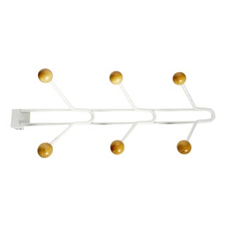 Iron and Wood Coat Rack, France, 1990s For Sale