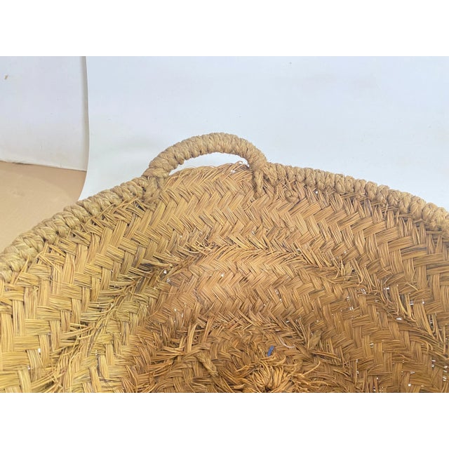 1970s Basket in Rattan, Italy, 1970s For Sale - Image 5 of 13