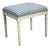 Antique Gustavian Ottoman in Wood and Textile, 1900 For Sale
