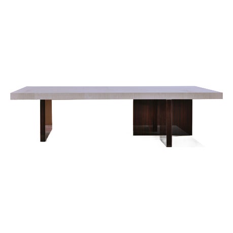 Miss Vanda 180 Veneered MDF Low Rectangular Coffee Table by Casa Casati For Sale