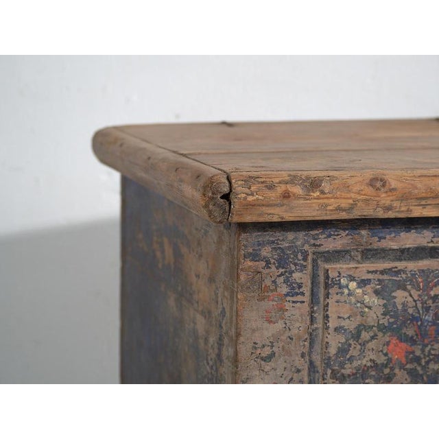 Antique Hand-Painted Wedding Chest, 1846 For Sale - Image 4 of 18