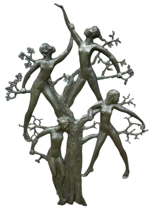 Jozef (Jos) Van Acker, Ode to Woman, Resin Wall Sculpture, 1960