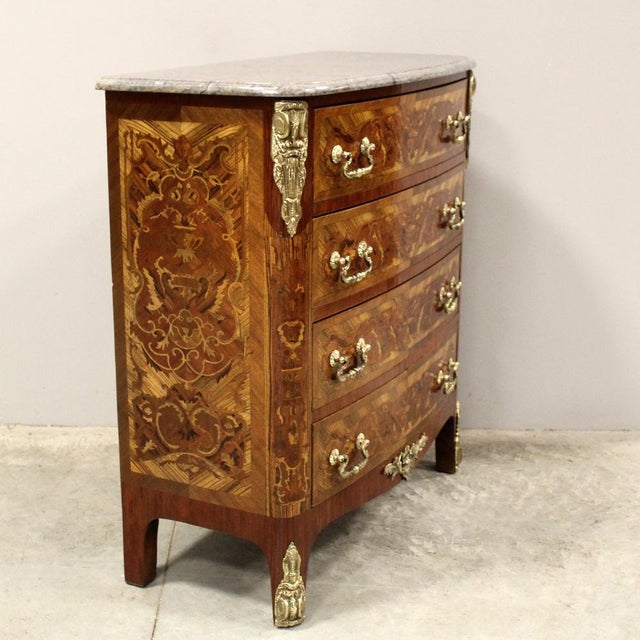 Antique Napoleon III Chest of Drawers, 1800s For Sale - Image 3 of 17