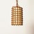 Vintage Pendant Light in Parchment with Rattan and Wicker by Louis Sognot, France, 1960s For Sale - Image 12 of 14