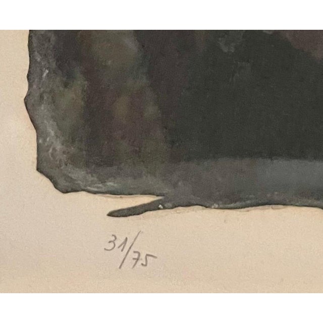 Antoni Tàpies Antoni Tàpies, Spanish Post Modern Abstract Aquatint Color Etching Antoni Tapies, 1979 For Sale - Image 4 of 9