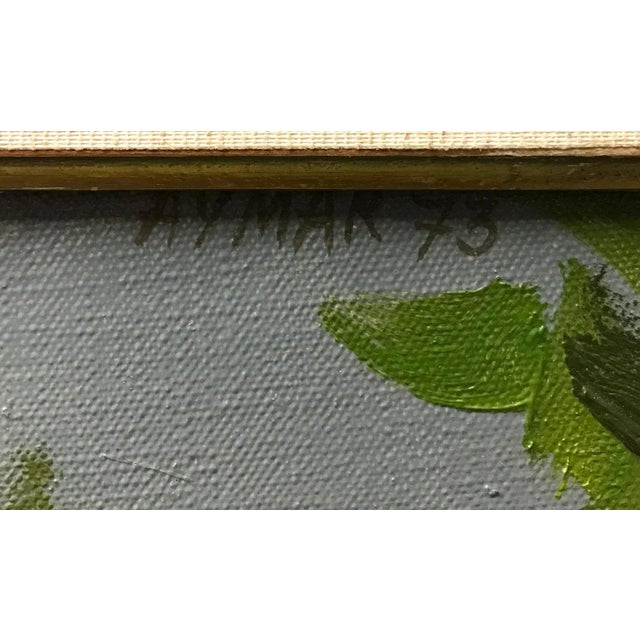 Modern Pierre Aymar, Path of Breux, Oil on Canvas, 1973 For Sale - Image 3 of 9