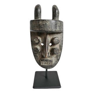 Vintage Small Passport Mask on Stand For Sale