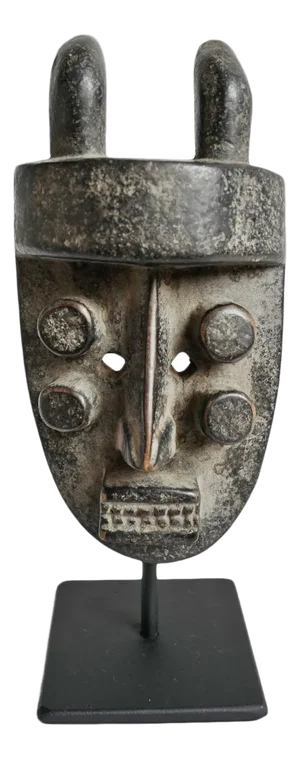 Vintage Small Passport Mask on Stand