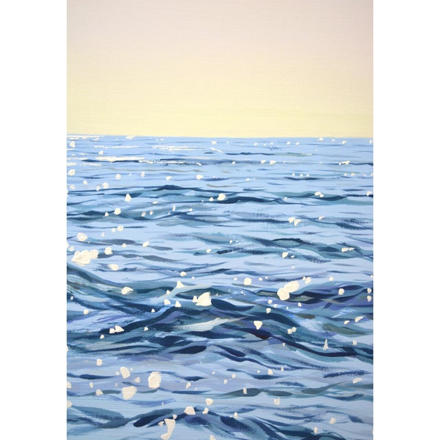 Nautical Sea. Waves. Glare. Modern Original Painting. Iryna Kastsova For Sale - Image 3 of 9