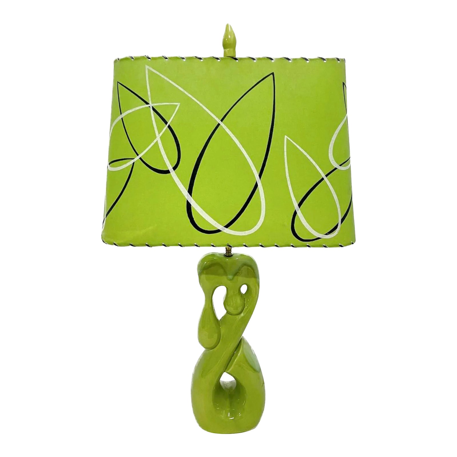 Mid-Century Modern Atomic Abstract Sculptural Lamp | Chairish