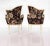 Black Asymmetrical Armchairs - A Pair For Sale - Image 8 of 9