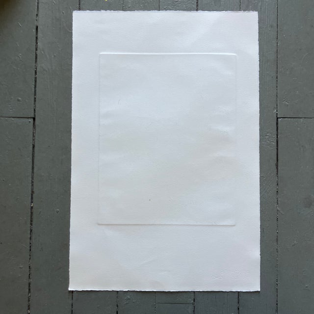 Folk Art 1970’s Original Surrealism Folk Art Female Nude Figure Etching For Sale - Image 3 of 3