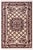 Shabby Chic Pak-Persian Ivory/Blue Wool Rug - 2'7'' X 4'3'' For Sale - Image 9 of 9