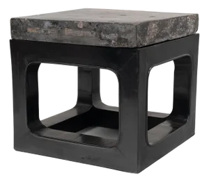 Chinese Golden Brick Side Table, C. 1838