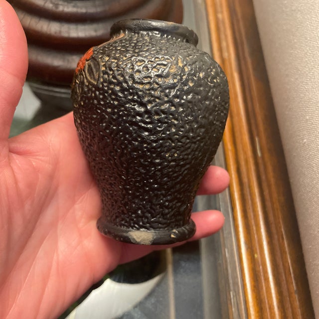 1920s 2 Antique Japanese Takanabe Decorative Pots For Sale - Image 5 of 12