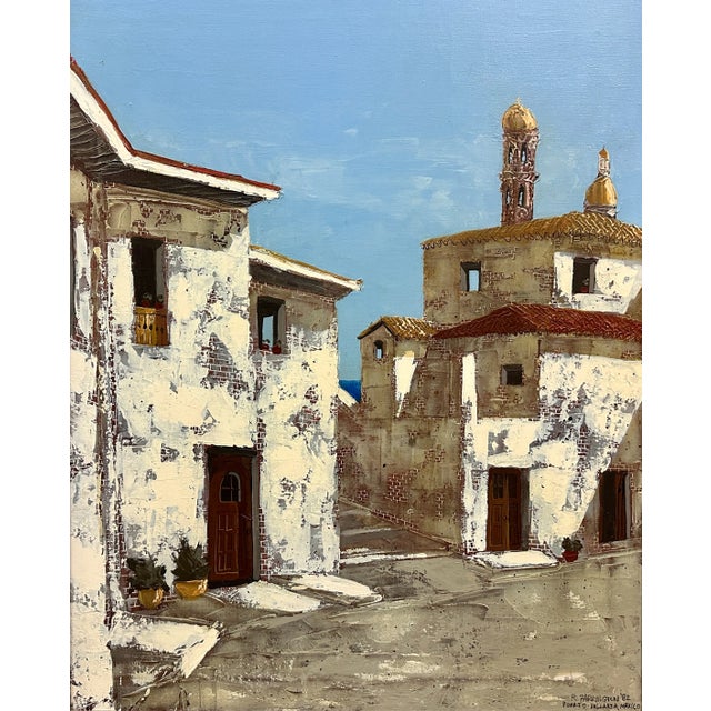Impressionist Robert Farrington (American, 1924-2011), Puerto Vallarta, 82' For Sale - Image 3 of 8