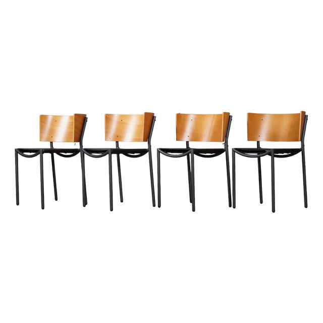 Lila Hunter Dining Chairs by Phillipe Starck for XO Design, 1985, Set of 4 For Sale