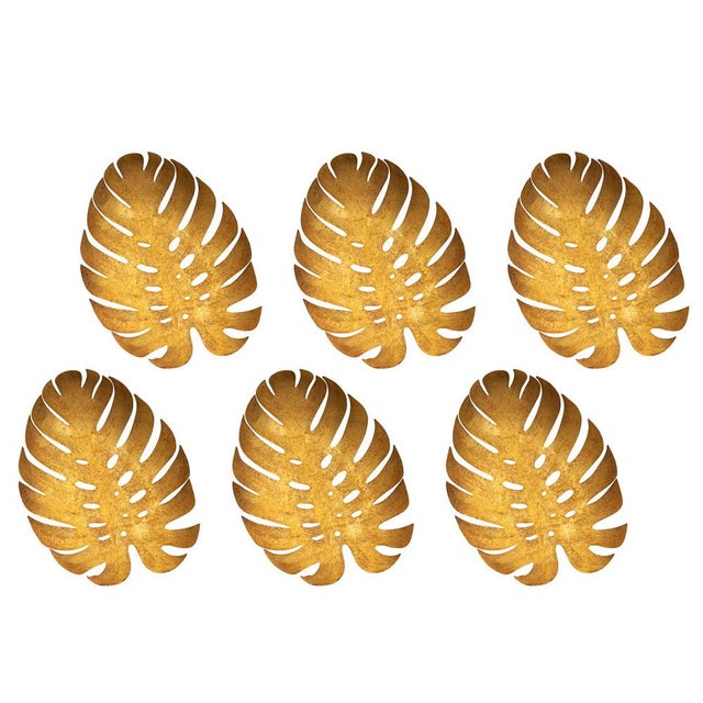 Vintage Spanish Leaf Wall Lights, 1970, Set of 6 For Sale - Image 11 of 11