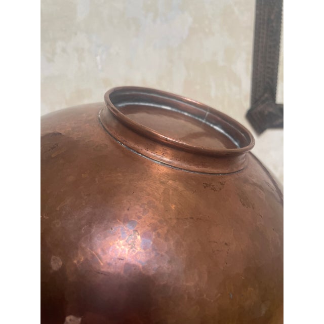 Antique Arts & Crafts Copper Footed Trinket Bowl For Sale - Image 9 of 9