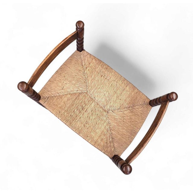 Small Turned Wood Bench For Sale - Image 4 of 7