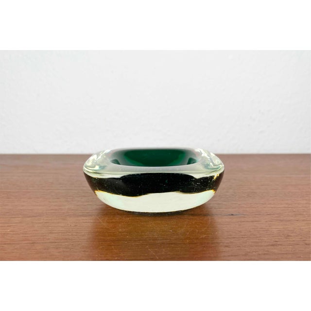 Glass Vintage Italian Sommerso Murano Glass Bowl, 1970s For Sale - Image 7 of 15