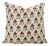 Fabdivine Artisan Block Print Throw Pillow Cover 14x20 Inch Viscose Linen-Mayur For Sale
