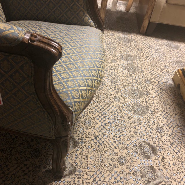 Pair of Traditional Italian Handcarved Wooden Accent Chairs For Sale - Image 10 of 12