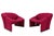 Beautiful Pierre Paulin Groovy Chairs by Artifort in a bright pink wool weave. The chairs are super comfortable and works...