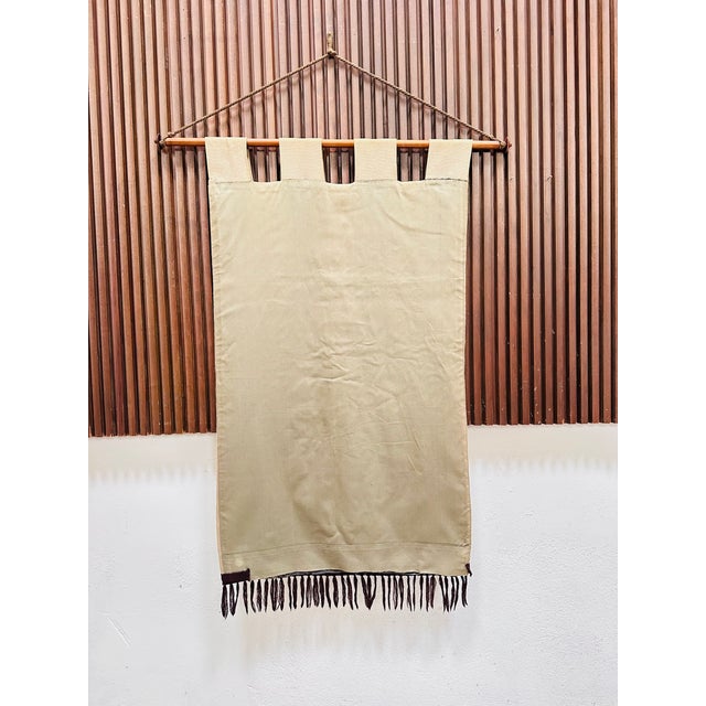 Mid-Century Modern Hand-Embroidered Wall Hanging with Bouquet of Flowers, Germany, 1950s For Sale - Image 3 of 16