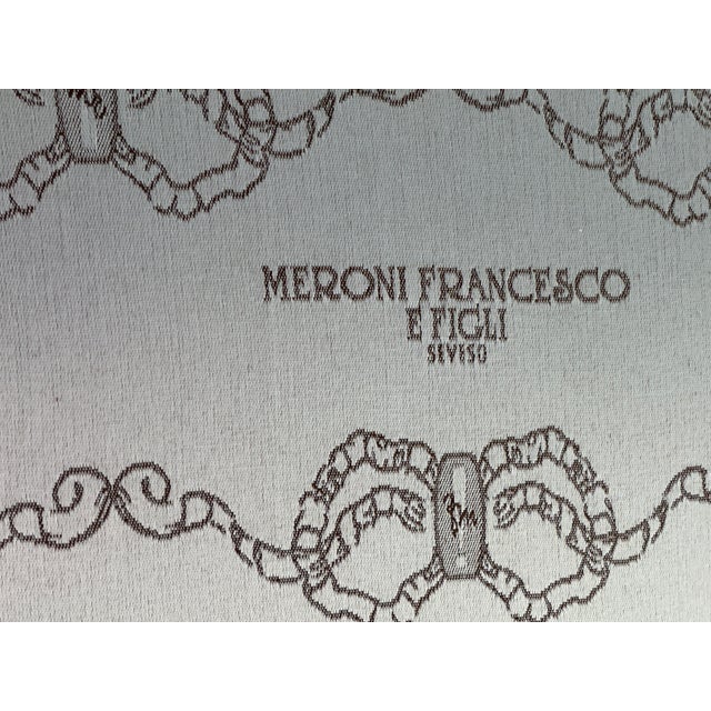 Meroni Mid-20th Century Italian Louis XVI Style Carved Walnut & Crimson Velvet Sofa by Meroni Francesco For Sale - Image 4 of 10