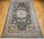 Vintage Persian Nain Area Rug, Hand-Knotted Wool & Silk, Floral Pattern, 9x13, Navy & Ivory For Sale - Image 10 of 18