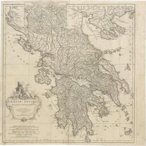Large Scale Map of Greece, 1786