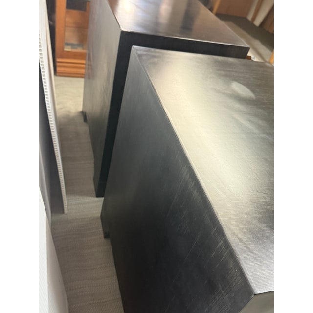 French Scalloped Drawer Nightstands, Pair For Sale - Image 3 of 12