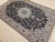 Vintage Persian Nain Habibian Rug, Handwoven Floral Pattern With Silk Highlights, Navy & Blue. 5’ X 8’ For Sale - Image 11 of 12