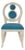 Bone Inlay Chair With Velvet Upholstery For Sale