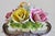 Vintage Italian Capodimonte Porcelain Rose Centerpiece Basket For Sale - Image 9 of 18