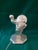 Vintage Frankart Sasperella Art Deco style accent table lamp, featuring a graceful nude female form holding a crackled...