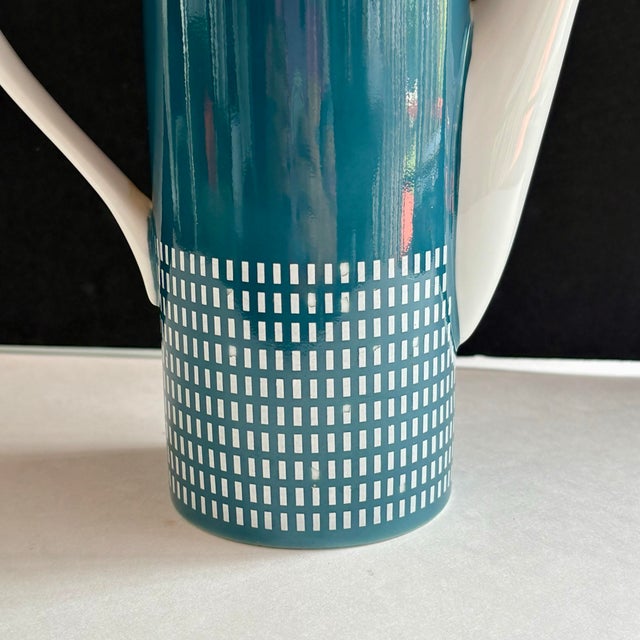 1960s Harmony House 4777 Blue Mid-Century Modern Coffee Pot, Made in Japan For Sale In Miami - Image 6 of 10