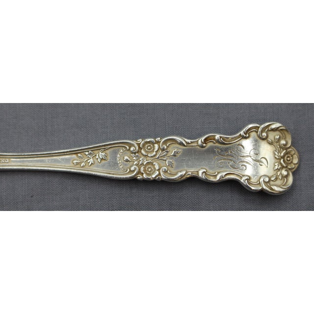 Gorham Set of Six Sterling Silver Cream Soup Spoons by Gorham For Sale - Image 4 of 5