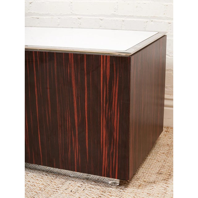 Mid 20th Century Rosewood Long Pedestal For Sale In Los Angeles - Image 6 of 9