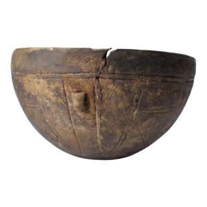 Early 20th Century Nupe Wood Bowl Nigeria