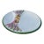 1960s Portuguese Majolica Purple Asparagus Divided Plate For Sale